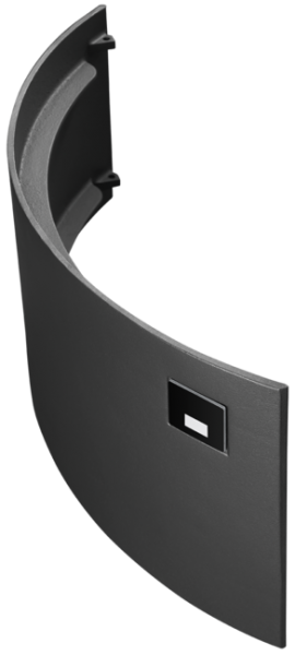 Oranier Holzlegefachtür Schwarz, für Arktis Neo 7, Polar Neo 6